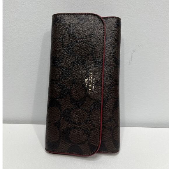 Coach New York Brown Wallet - Picture 1 of 8